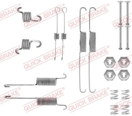 Priedų komplektas, stabdžių trinkelės QUICK BRAKE 105-0809
