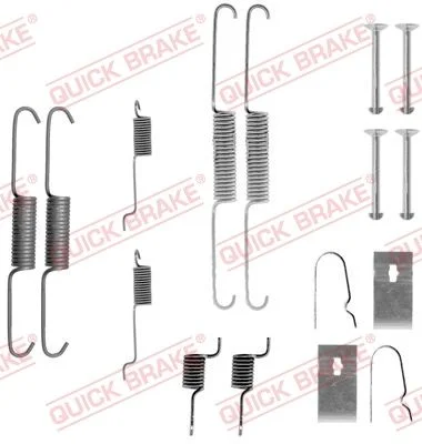 Priedų komplektas, stabdžių trinkelės QUICK BRAKE 105-0811