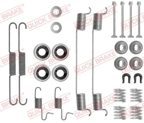 Priedų komplektas, stabdžių trinkelės QUICK BRAKE 105-0818