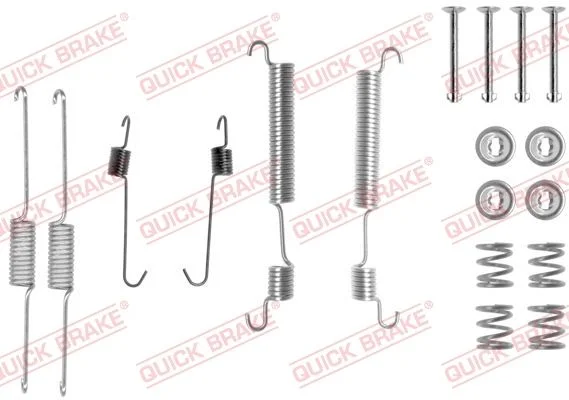 Priedų komplektas, stabdžių trinkelės QUICK BRAKE 105-0822