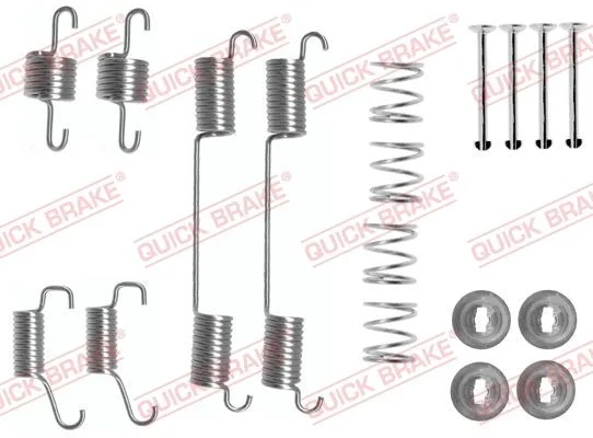 Priedų komplektas, stabdžių trinkelės QUICK BRAKE 105-0828