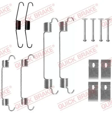 Priedų komplektas, stabdžių trinkelės QUICK BRAKE 105-0833