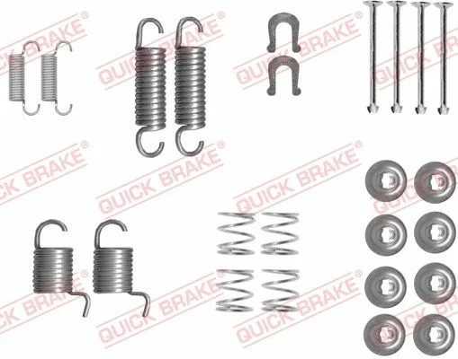 Priedų komplektas, stabdžių trinkelės QUICK BRAKE 105-0834