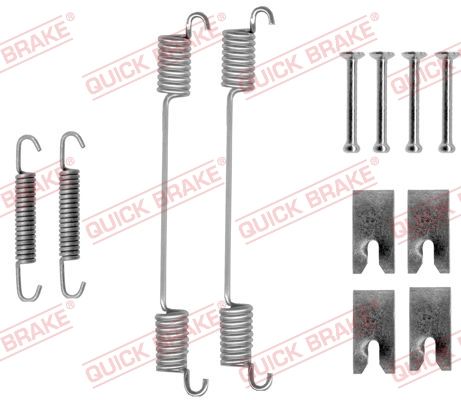 Комплект приладдя, гальмівна колодка QUICK BRAKE 105-0836