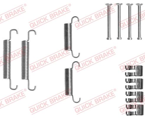 Комплект приладдя, колодка стоянкового гальма QUICK BRAKE 105-0839