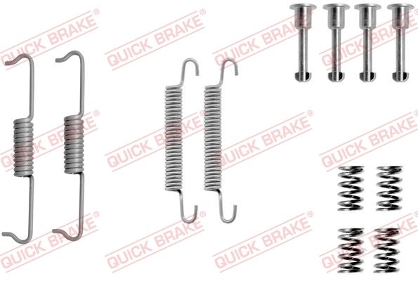 Priedų komplektas, stovėjimo stabdžių trinkelės QUICK BRAKE 105-0841