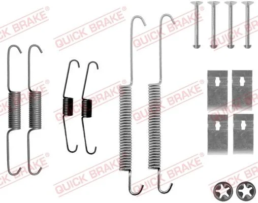 Priedų komplektas, stabdžių trinkelės QUICK BRAKE 105-0842