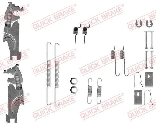 Priedų komplektas, stabdžių trinkelės QUICK BRAKE 105-0847S