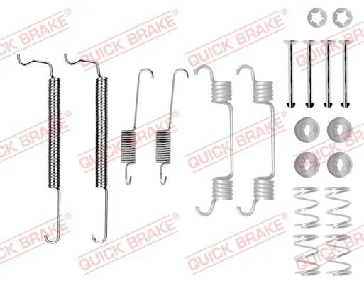 Priedų komplektas, stabdžių trinkelės QUICK BRAKE 105-0849