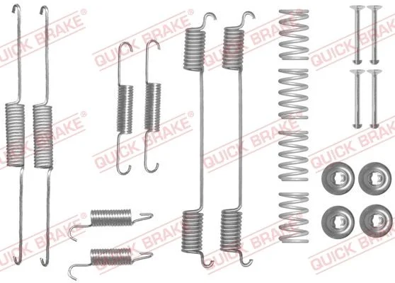 Priedų komplektas, stabdžių trinkelės QUICK BRAKE 105-0861