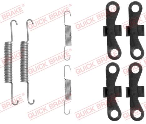 Priedų komplektas, stovėjimo stabdžių trinkelės QUICK BRAKE 105-0869