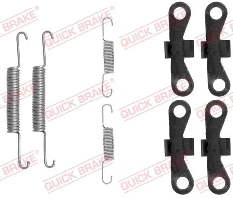 Priedų komplektas, stovėjimo stabdžių trinkelės QUICK BRAKE 105-0869