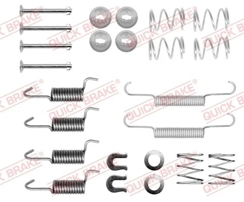 Accessory Kit, parking brake shoes QUICK BRAKE 105-0871
