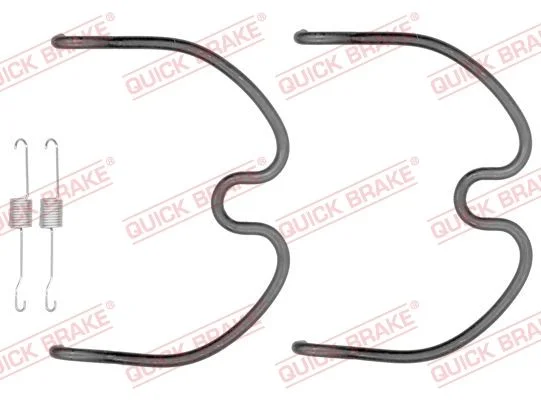 Priedų komplektas, stabdžių trinkelės QUICK BRAKE 105-0872