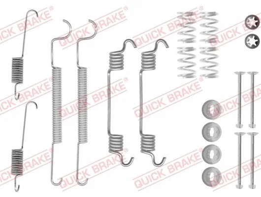 Priedų komplektas, stabdžių trinkelės QUICK BRAKE 105-0873