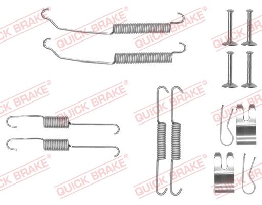 Комплект приладдя, гальмівна колодка QUICK BRAKE 105-0882