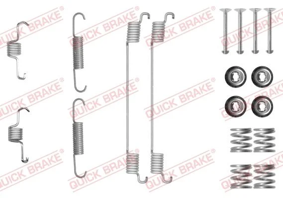 Priedų komplektas, stabdžių trinkelės QUICK BRAKE 105-0889