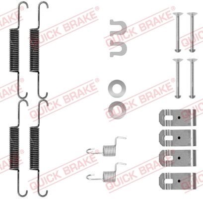 Комплект приладдя, колодка стоянкового гальма QUICK BRAKE 105-0895