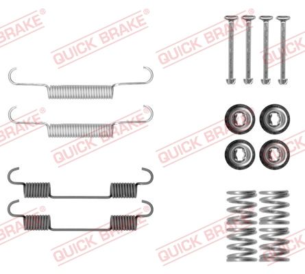 Priedų komplektas, stovėjimo stabdžių trinkelės QUICK BRAKE 105-0897