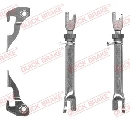 Reguliatorių komplektas, būgninis stabdys QUICK BRAKE 107 53 002