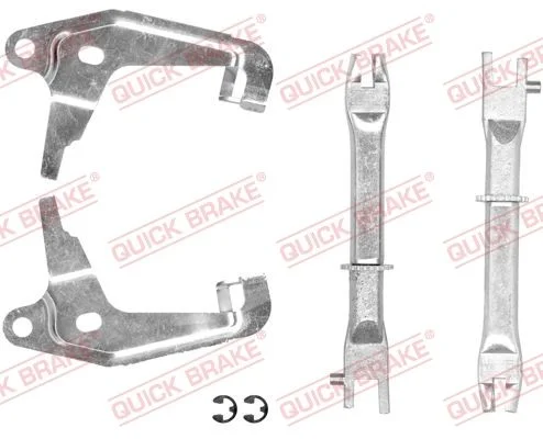 Reguliatorių komplektas, būgninis stabdys QUICK BRAKE 108 53 004
