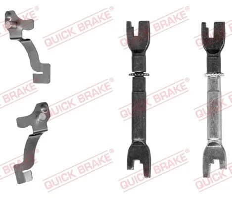 Reguliatorių komplektas, būgninis stabdys QUICK BRAKE 108 53 017