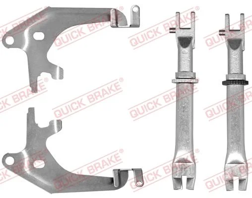 Reguliatorių komplektas, būgninis stabdys QUICK BRAKE 108 53 018