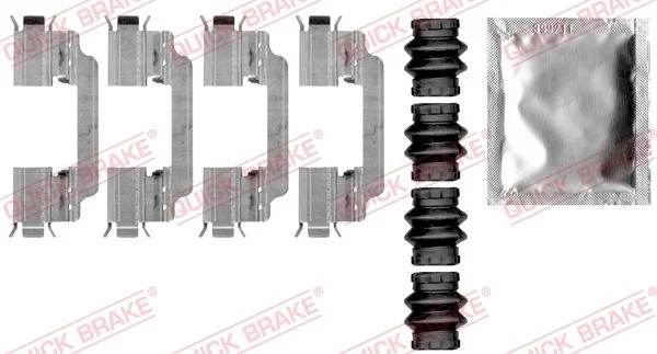 Комплект приладдя, накладка дискового гальма QUICK BRAKE 109-0010