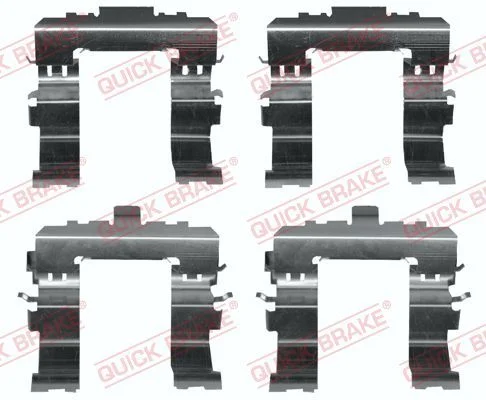 Priedų komplektas, diskinių stabdžių trinkelės QUICK BRAKE 109-0020