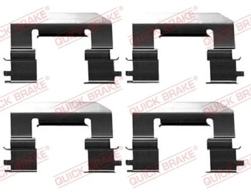 Priedų komplektas, diskinių stabdžių trinkelės QUICK BRAKE 109-0023
