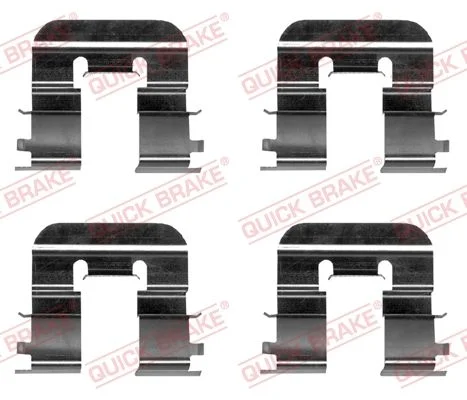 Priedų komplektas, diskinių stabdžių trinkelės QUICK BRAKE 109-0024