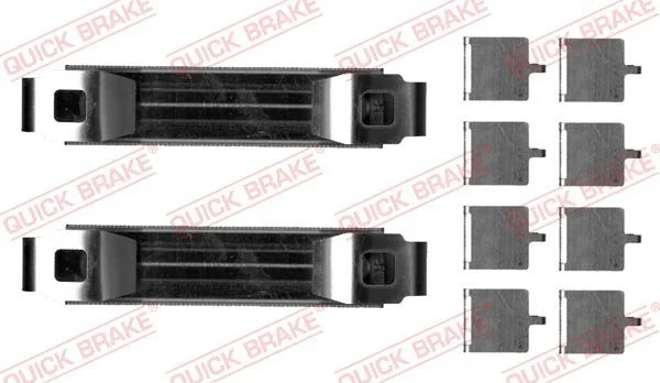 Комплект приладдя, накладка дискового гальма QUICK BRAKE 109-0029