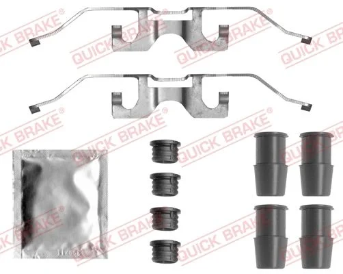 Priedų komplektas, diskinių stabdžių trinkelės QUICK BRAKE 109-0044