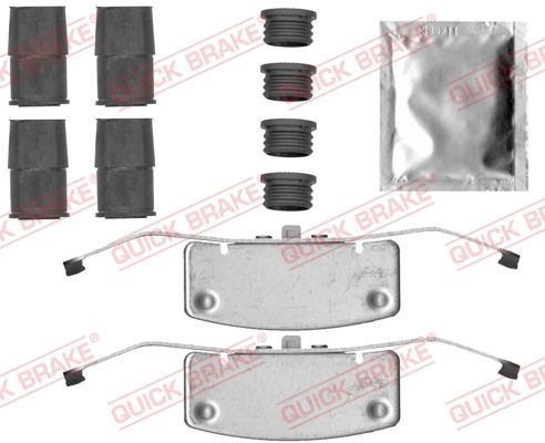 Комплект приладдя, накладка дискового гальма QUICK BRAKE 109-0052