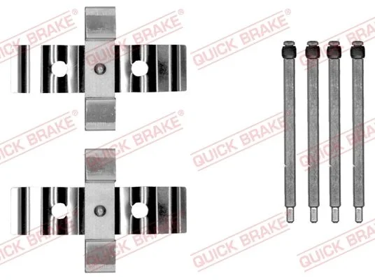 Priedų komplektas, diskinių stabdžių trinkelės QUICK BRAKE 109-0054