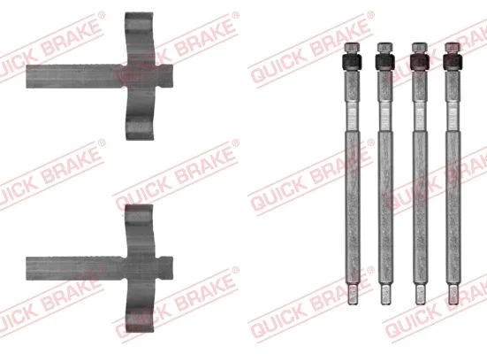 Priedų komplektas, diskinių stabdžių trinkelės QUICK BRAKE 109-0059