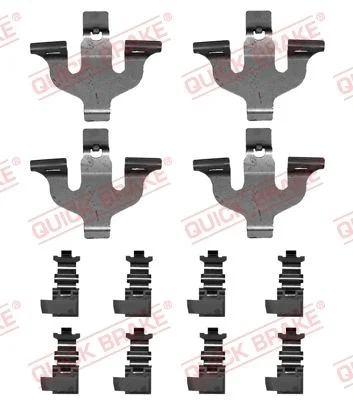 Priedų komplektas, diskinių stabdžių trinkelės QUICK BRAKE 109-0066