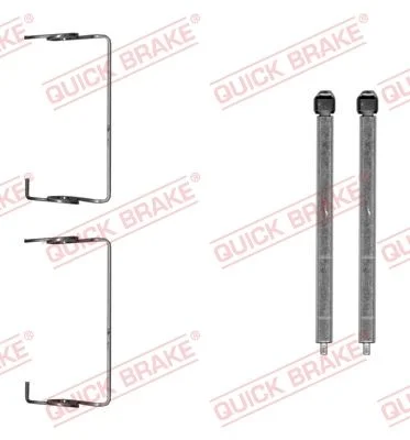 Priedų komplektas, diskinių stabdžių trinkelės QUICK BRAKE 109-0071