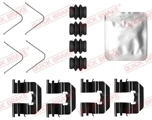 Priedų komplektas, diskinių stabdžių trinkelės QUICK BRAKE 109-0073