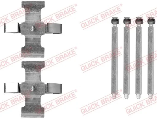 Комплект приладдя, накладка дискового гальма QUICK BRAKE 109-0076