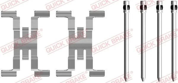 Priedų komplektas, diskinių stabdžių trinkelės QUICK BRAKE 109-0082