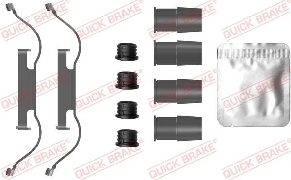 Accessory Kit, disc brake pad QUICK BRAKE 109-0088