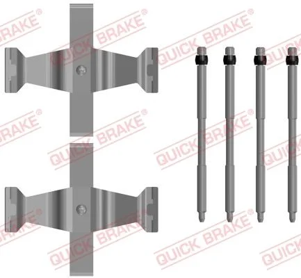 Priedų komplektas, diskinių stabdžių trinkelės QUICK BRAKE 109-0109