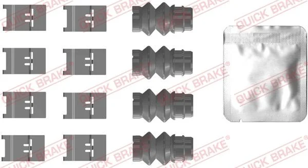 Priedų komplektas, diskinių stabdžių trinkelės QUICK BRAKE 109-0110