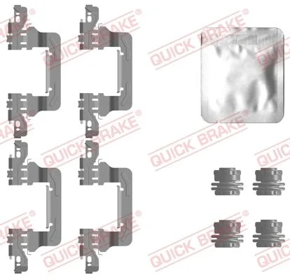 Priedų komplektas, diskinių stabdžių trinkelės QUICK BRAKE 109-0130