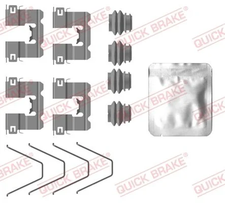 Priedų komplektas, diskinių stabdžių trinkelės QUICK BRAKE 109-0137