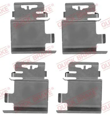 Priedų komplektas, diskinių stabdžių trinkelės QUICK BRAKE 109-0142