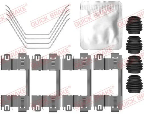 Priedų komplektas, diskinių stabdžių trinkelės QUICK BRAKE 109-0146