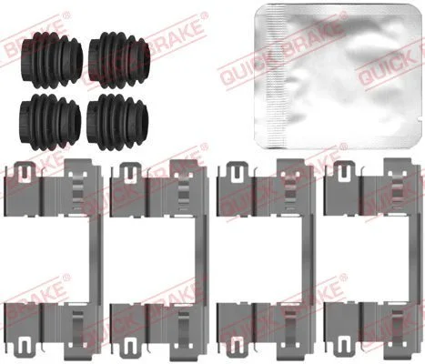 Priedų komplektas, diskinių stabdžių trinkelės QUICK BRAKE 109-0147