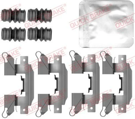 Priedų komplektas, diskinių stabdžių trinkelės QUICK BRAKE 109-0151